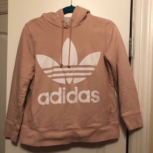 Adidas hoodie (pink nude)